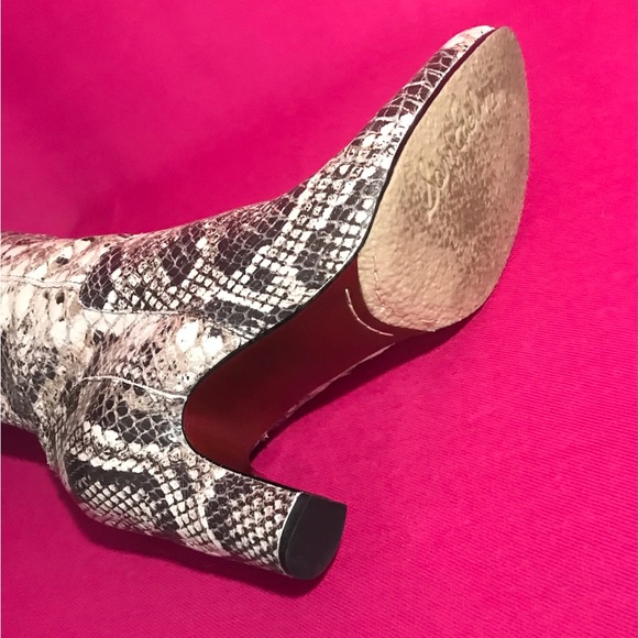 Sam Edelman Serephinia Snakeskin Tall Boots - Picture 6 of 7